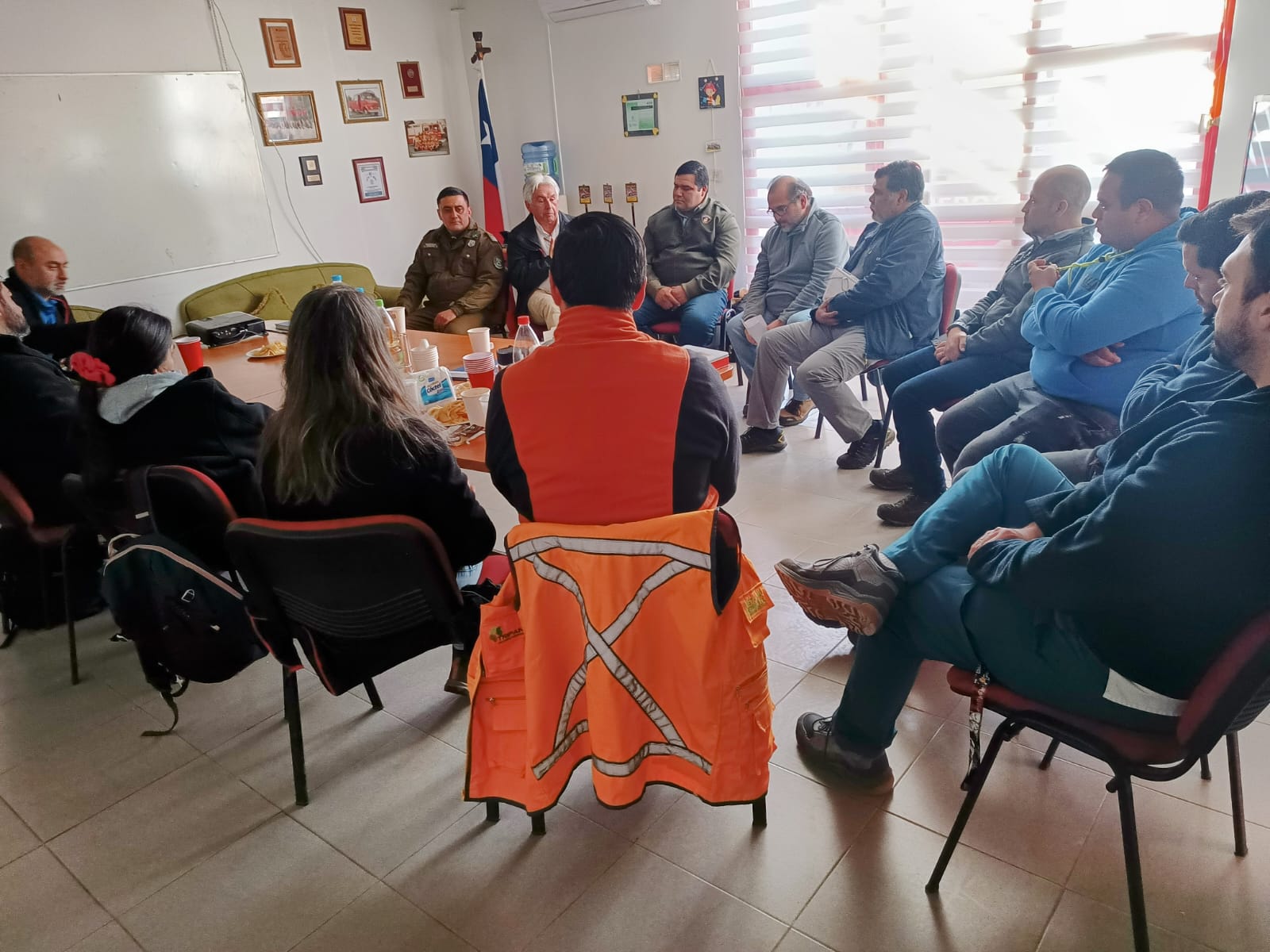 Equipos de emergencia de Pencahue conforman mesa comunal contra el fuego