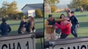 Jugadores y familiares protagonizan batalla campal tras partido amateur en Nueva Imperial