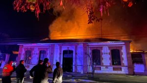 Incendio afecta a la Escuela N°3 de San Javier