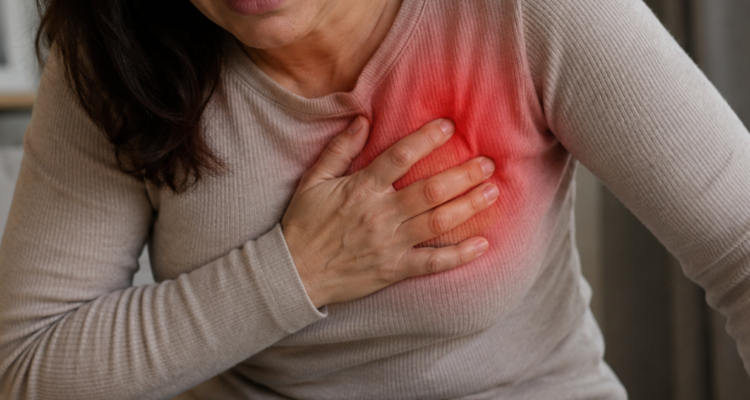 Síntomas de infarto en mujeres